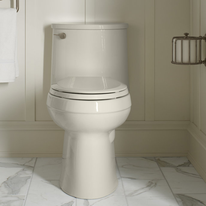 Kohler Adair Comfort Height OnePiece Elongated 1.28 GPF Toilet with